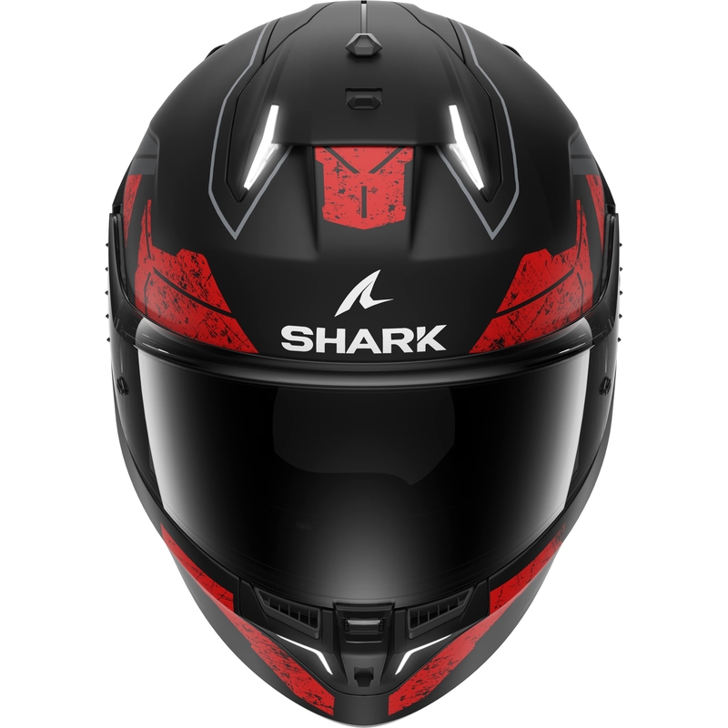 Integral Motorradhelm SHARK Skwal i3 Rhad schwarz-grau-rot matt