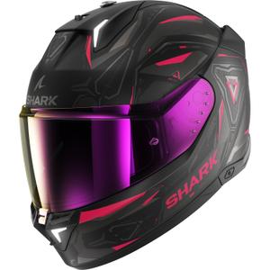 Integral Motorradhelm SHARK Skwal i3 Linik schwarz-grau-rosa