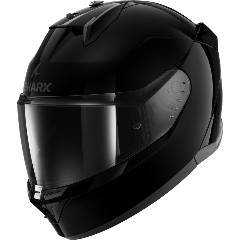 Integral Motorradhelm SHARK D-SKWAL 3 Blank schwarz glänzend