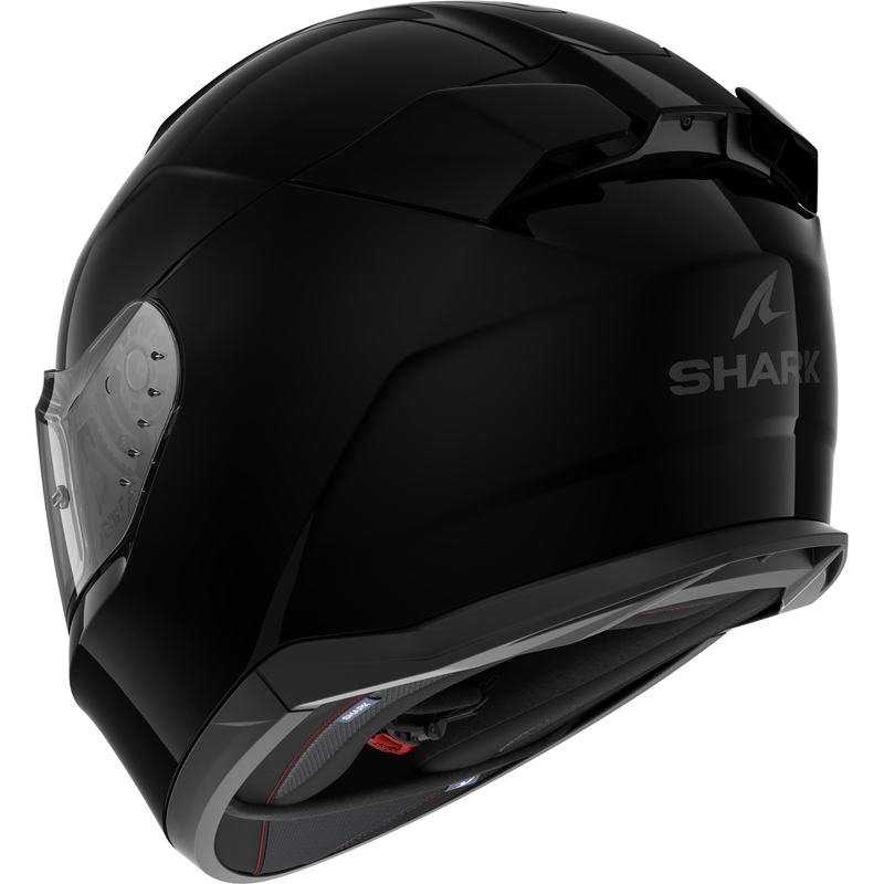 Integral Motorradhelm SHARK D-SKWAL 3 Blank schwarz glänzend