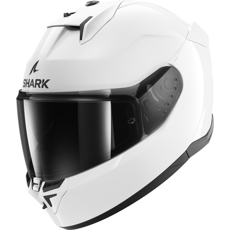 Integral Motorradhelm SHARK D-SKWAL 3 Blank weiß glänzend