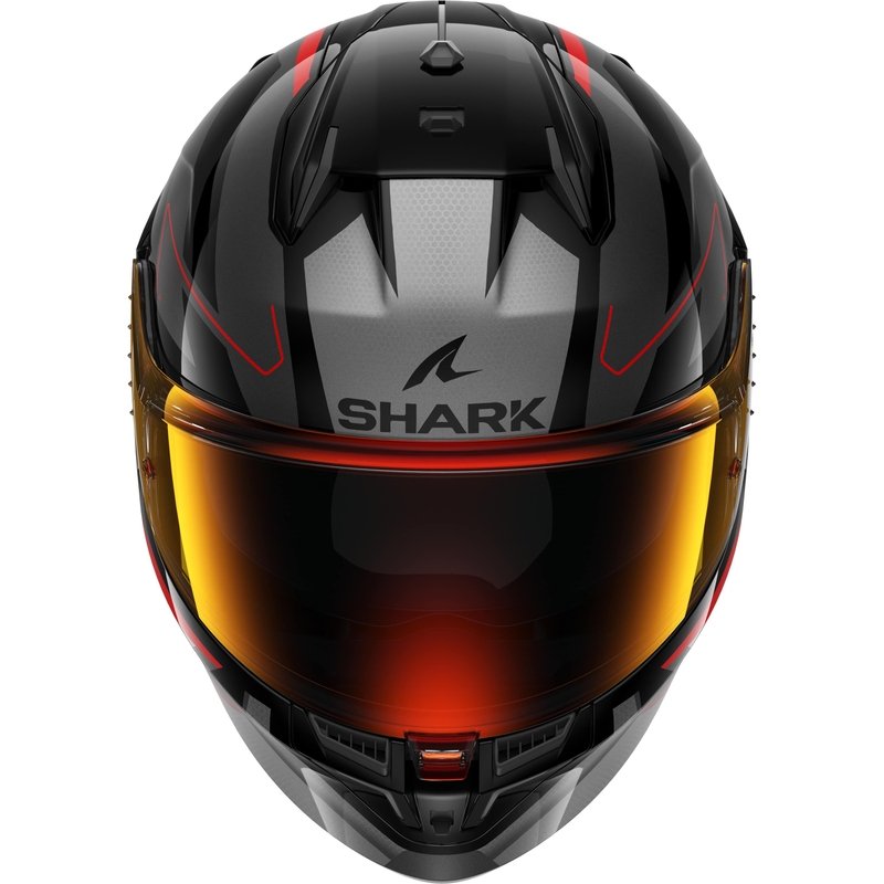 Integral Motorradhelm SHARK D-SKWAL 3 Sizler schwarz-grau-rot matt