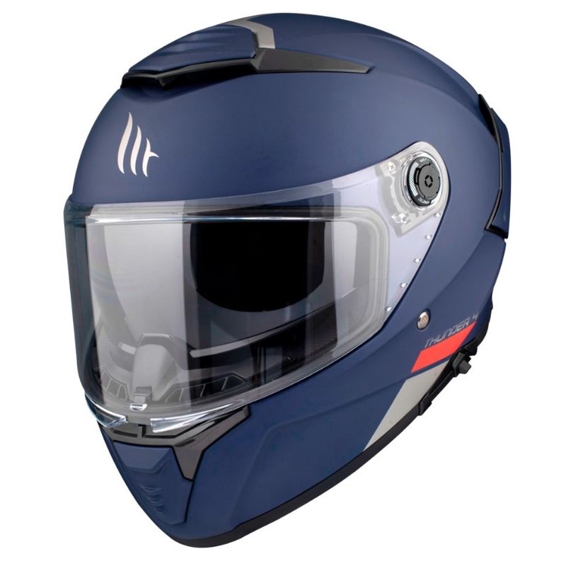 Integrierter Motorradhelm MT FF118SV Thunder 4 SV blau matt Ausverkauf