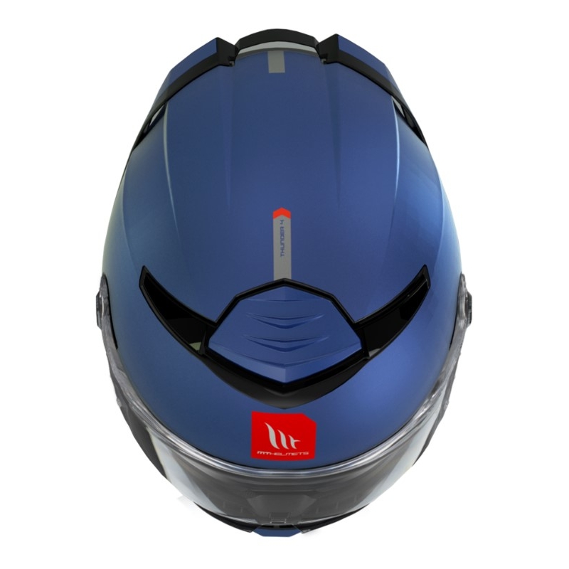Integrierter Motorradhelm MT FF118SV Thunder 4 SV blau matt Ausverkauf