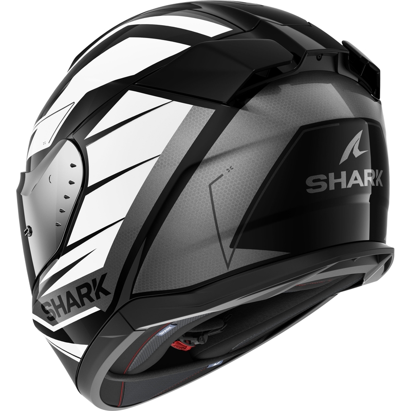 Integral Motorradhelm SHARK D-SKWAL 3 Sizler schwarz-grau-weiß