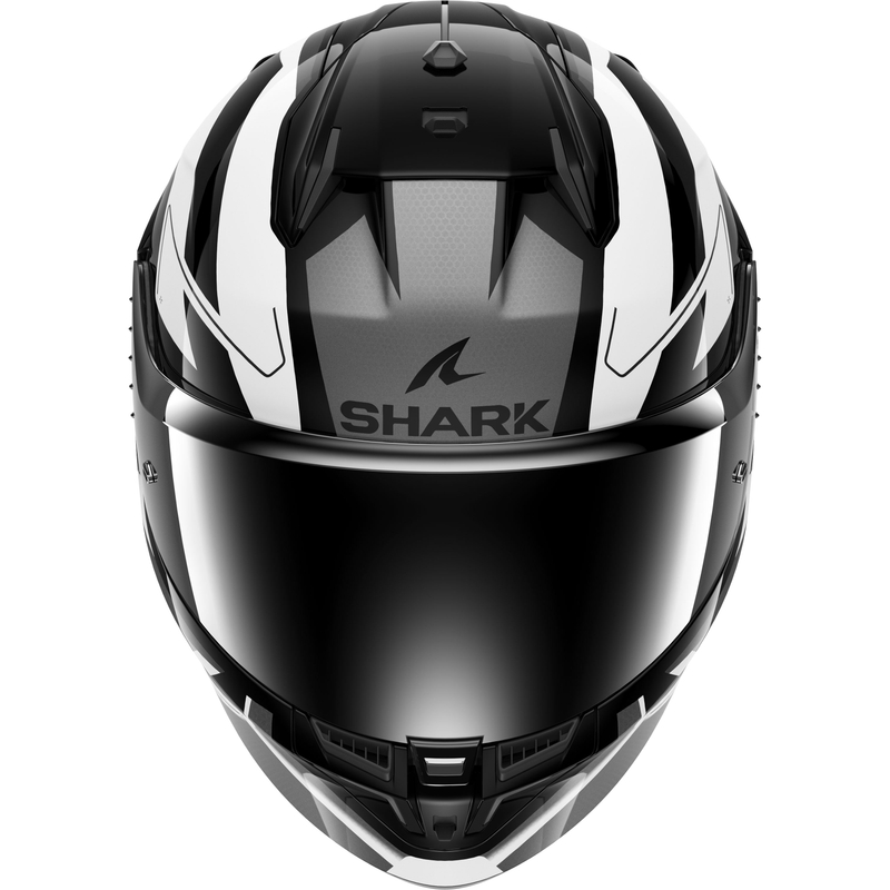 Integral Motorradhelm SHARK D-SKWAL 3 Sizler schwarz-grau-weiß