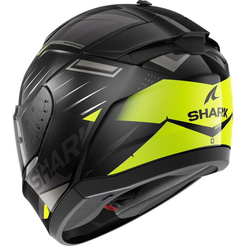 Integral Motorradhelm SHARK RIDILL 2 BERSEK schwarz-grau-fluo gelb