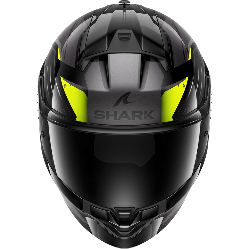 Integral Motorradhelm SHARK RIDILL 2 BERSEK schwarz-grau-fluo gelb