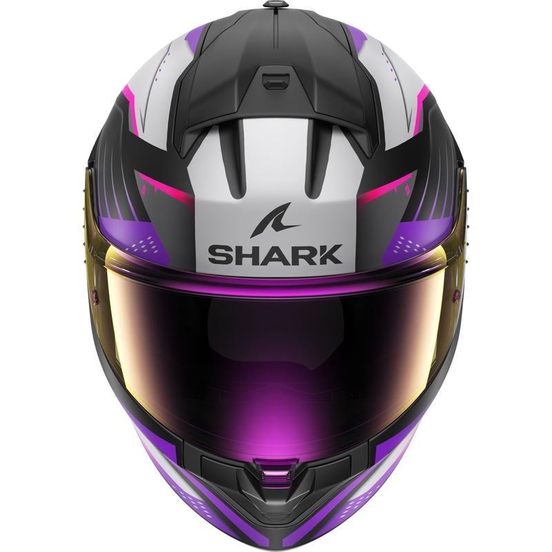 Integral Motorradhelm SHARK RIDILL 2 BERSEK schwarz-grau-lila-rosa