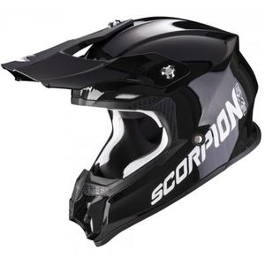 Motocross Helm Scorpion VX-16 EVO AIR Solid schwarz