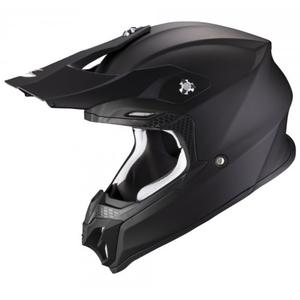 Motocross Helm Scorpion VX-16 EVO AIR Solid schwarz matt