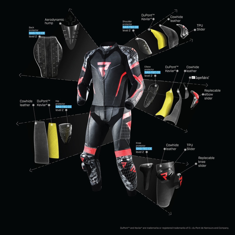 Rebelhorn Rebel 22 schwarz-fluorgelbe Motorradhose Ausverkauf