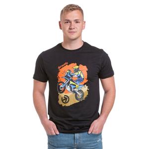 T-shirt Meatfly Motomar schwarz