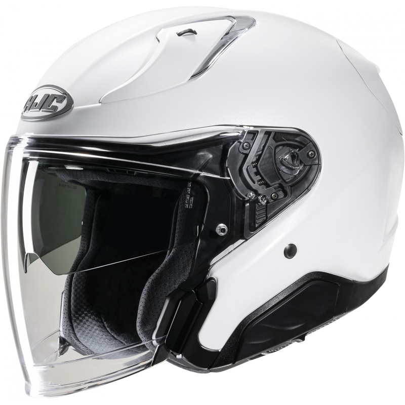 Offener Motorradhelm HJC RPHA 31 Solid perlweiß