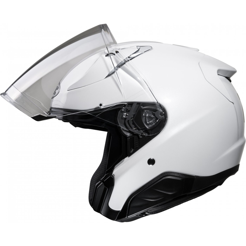 Offener Motorradhelm HJC RPHA 31 Solid perlweiß