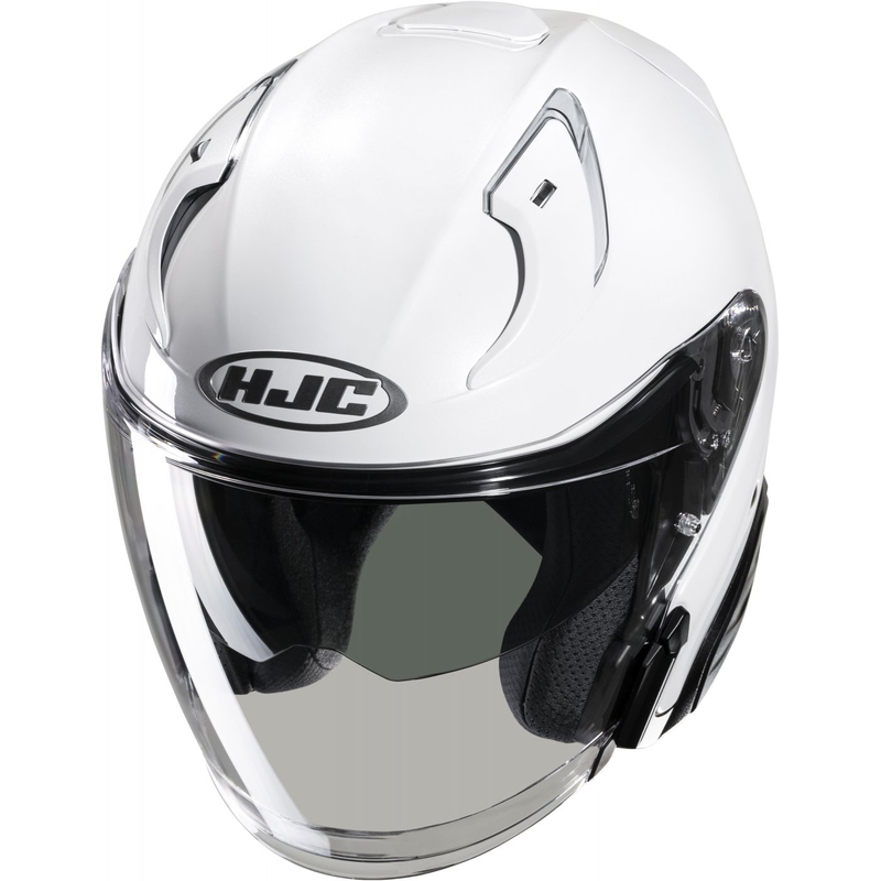 Offener Motorradhelm HJC RPHA 31 Solid perlweiß