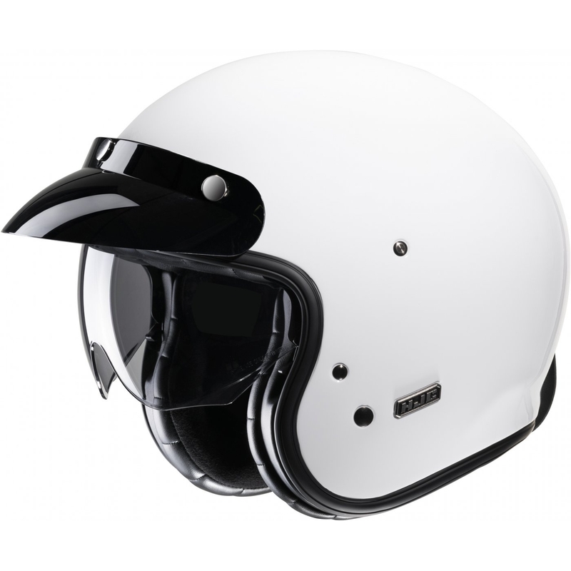 Offener Motorradhelm HJC V31 Solid weiß