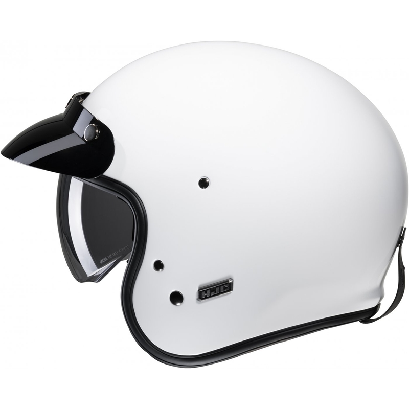 Offener Motorradhelm HJC V31 Solid weiß