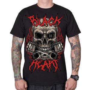 Pánské triko Black Heart Metal Head