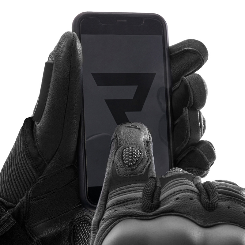 Rebelhorn Range Black Motorradhandschuhe
