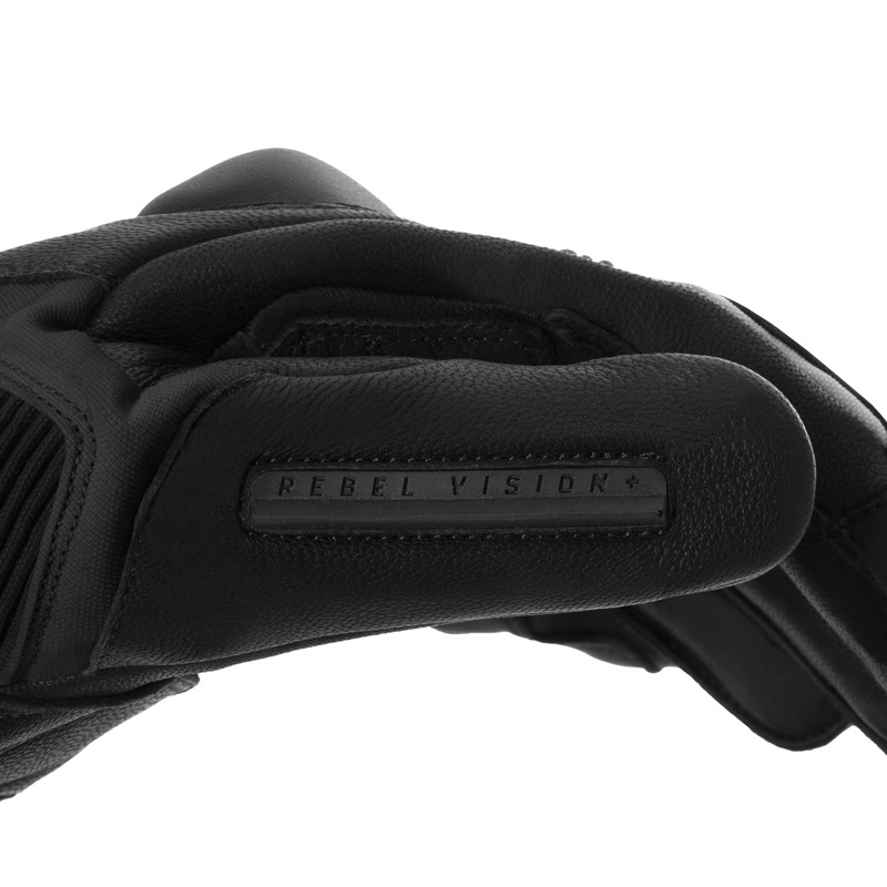 Rebelhorn Range Black Motorradhandschuhe