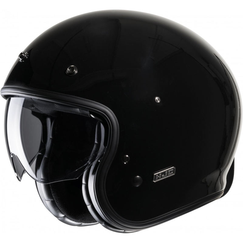 Offener Motorradhelm HJC V31 Solid schwarz