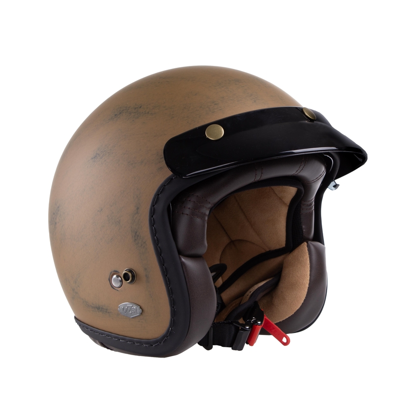 Offener Motorradhelm Lazer Mambo Evo Cafe Racer braun matt Ausverkauf