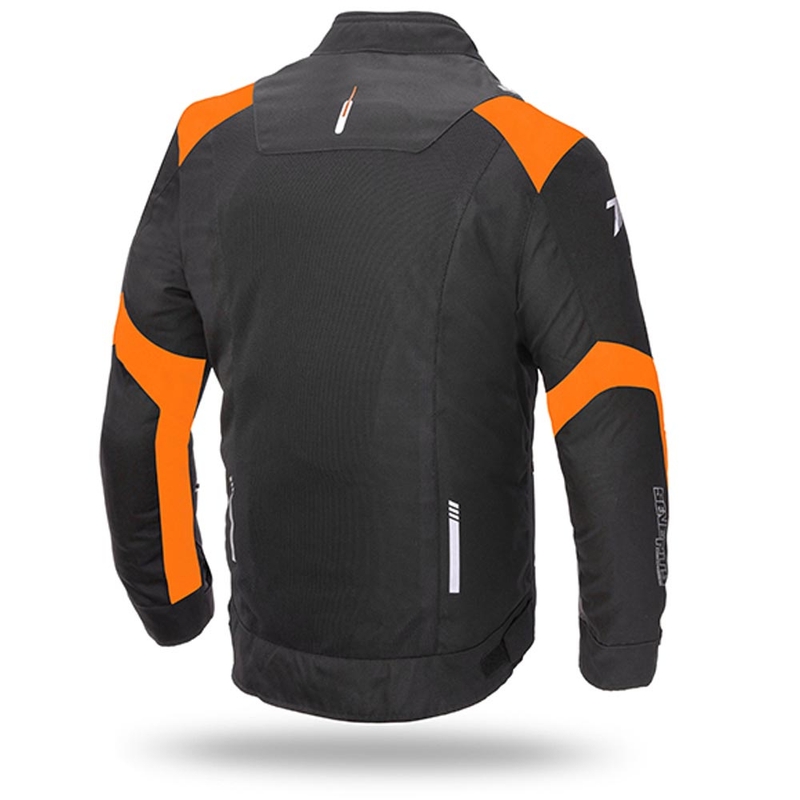 Motorradjacke SEVENTY DEGREES SD-JR52 schwarz-orange Ausverkauf