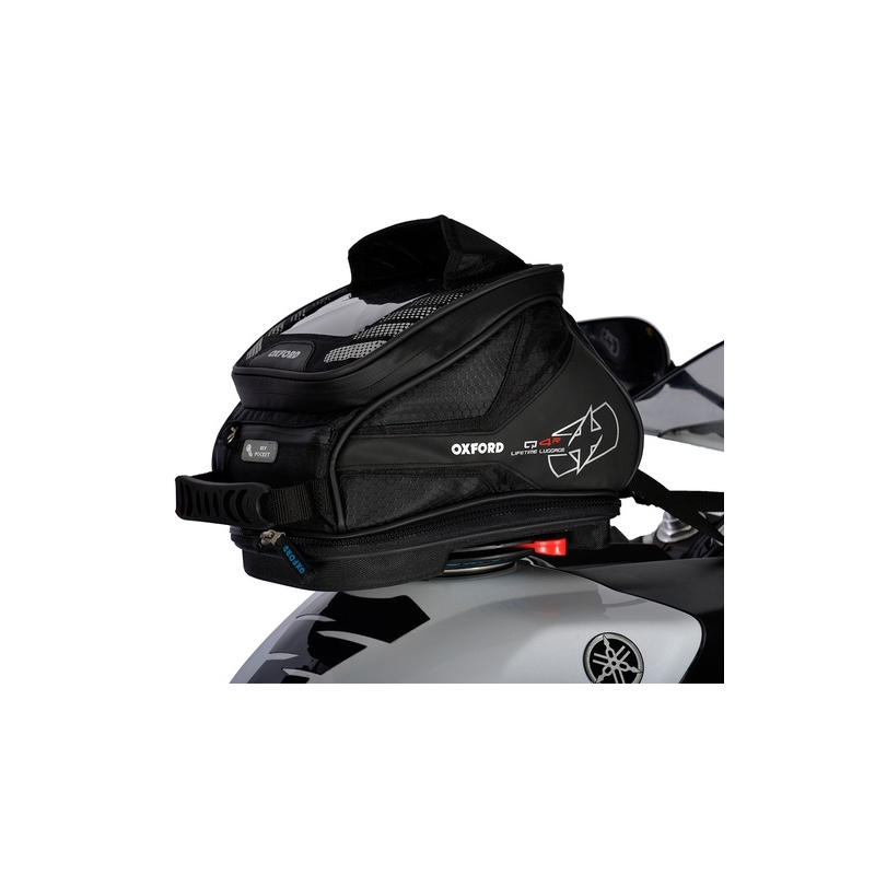 Tankrucksack für Motorrad Oxford Q4R QR-schwarz