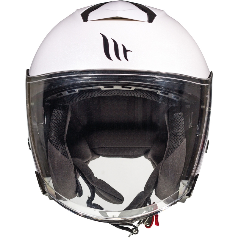 MT Thunder 3 SV Solid White Open Motorradhelm Ausverkauf