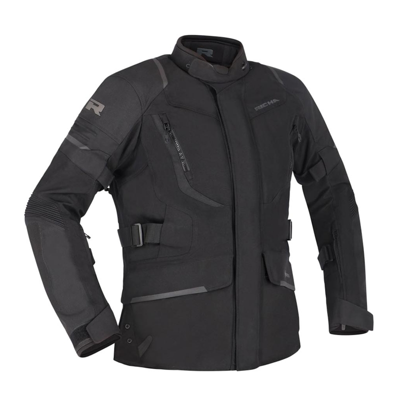 RICHA Cyclone 2 GTX Damen-Motorradjacke Schwarz Ausverkauf