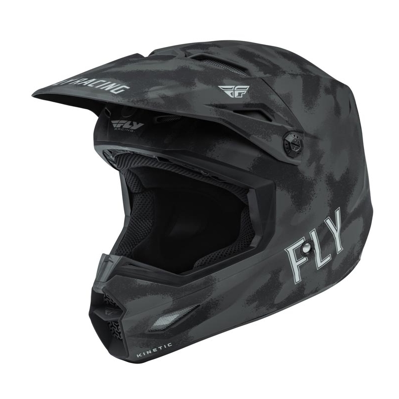 Motocross-Helm FLY Racing Kinetic Drift schwarz-grau-camo