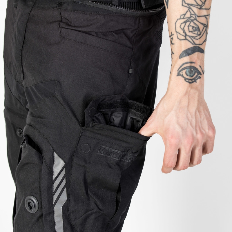 Rebelhorn Patrol Motorradhose Schwarz Ausverkauf
