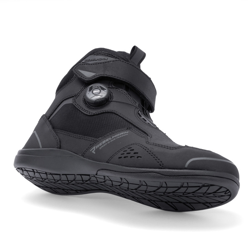 Rebelhorn Spark II Schwarz Motorradstiefel