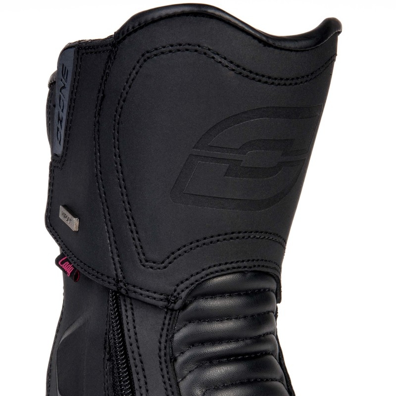 Ozone Rapid Black Matte Motorradstiefel für Frauen