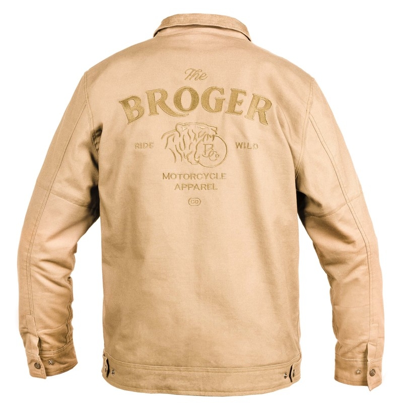 BROGER Montana hellbraune Motorradjacke Ausverkauf