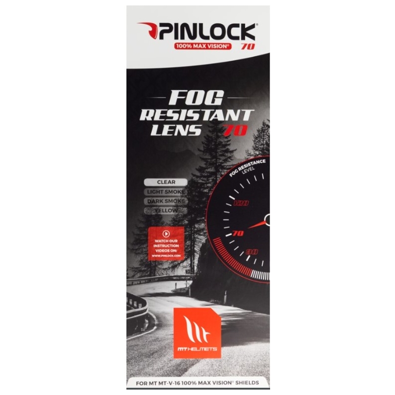 Pinlock für MT-V-16 Helm klar