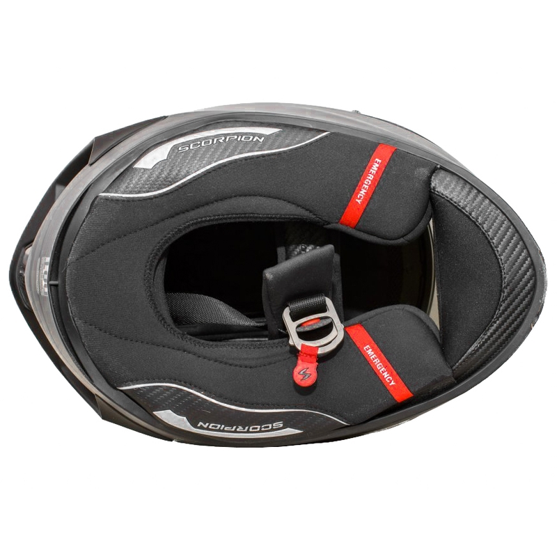 Innenausstattung für den Scorpion EXO-R1 AIR EVO Helm