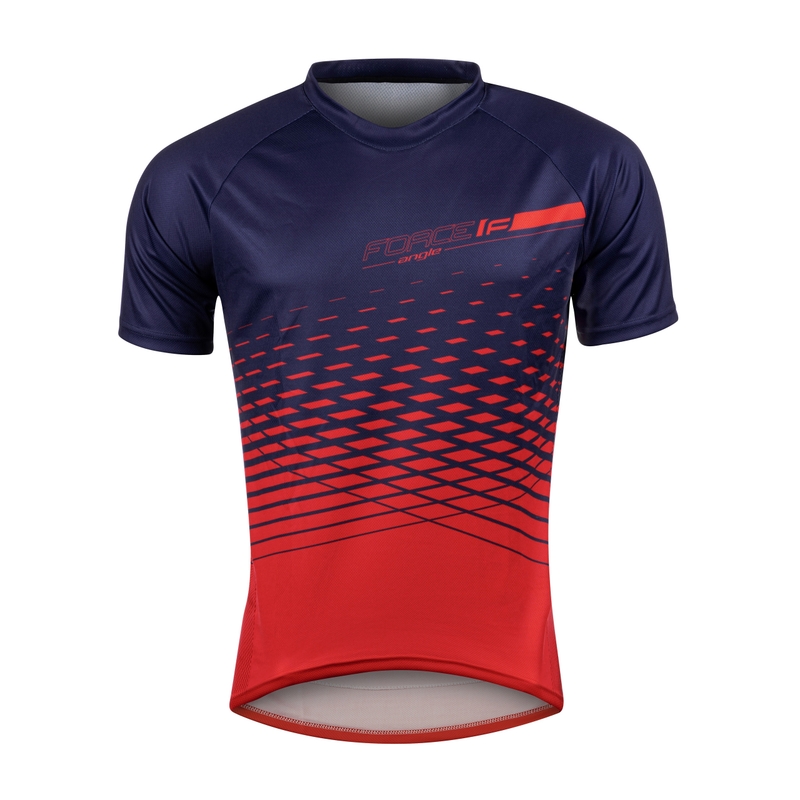 Damen FORCE MTB Angle Trikot blau-rot Ausverkauf