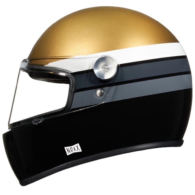 NEXX X.G100R Gallon gold-schwarzer Integral-Motorradhelm Ausverkauf