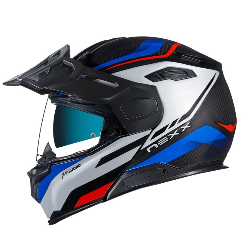 Klapphelm NEXX X.Vilijord Hiker grau-blau-rot