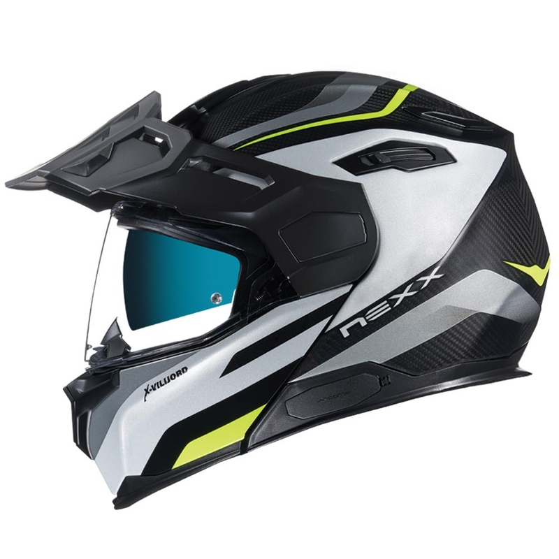 Kipphelm NEXX X.Vilijord Hiker weiß-fluo gelb Ausverkauf