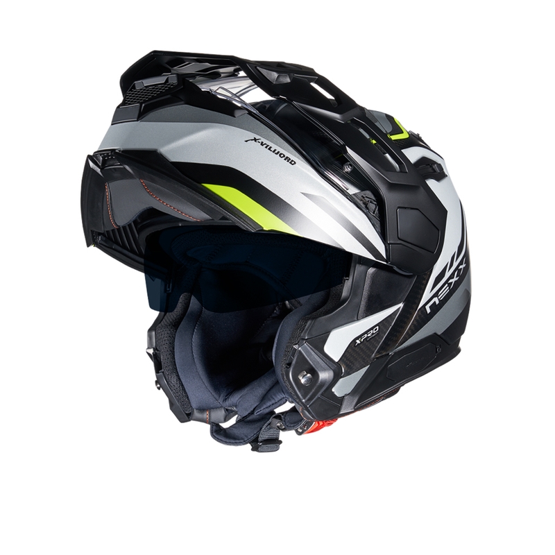 Kipphelm NEXX X.Vilijord Hiker weiß-fluo gelb Ausverkauf