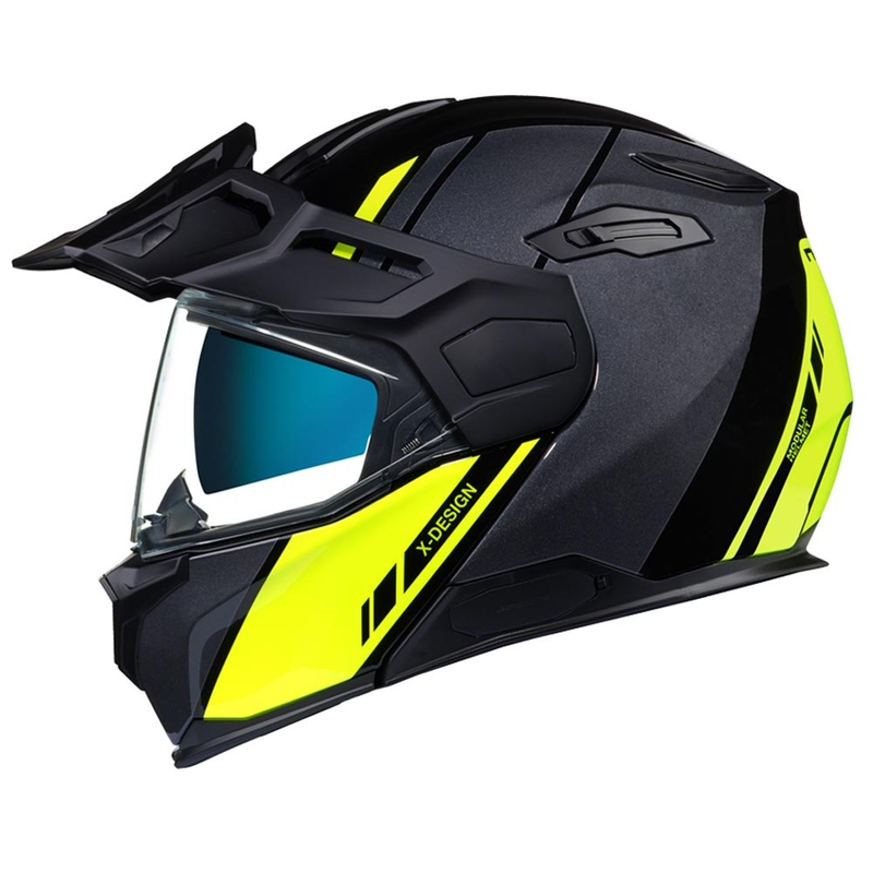 Kipphelm NEXX X.Vilijord Hi-Viz grau-fluo gelb Ausverkauf
