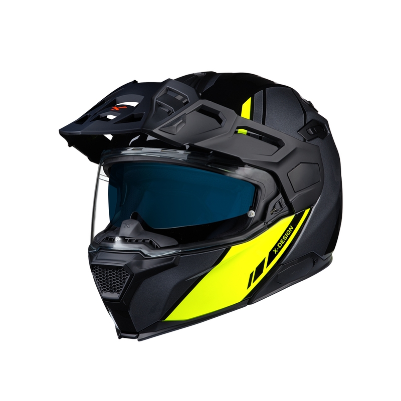 Kipphelm NEXX X.Vilijord Hi-Viz grau-fluo gelb Ausverkauf