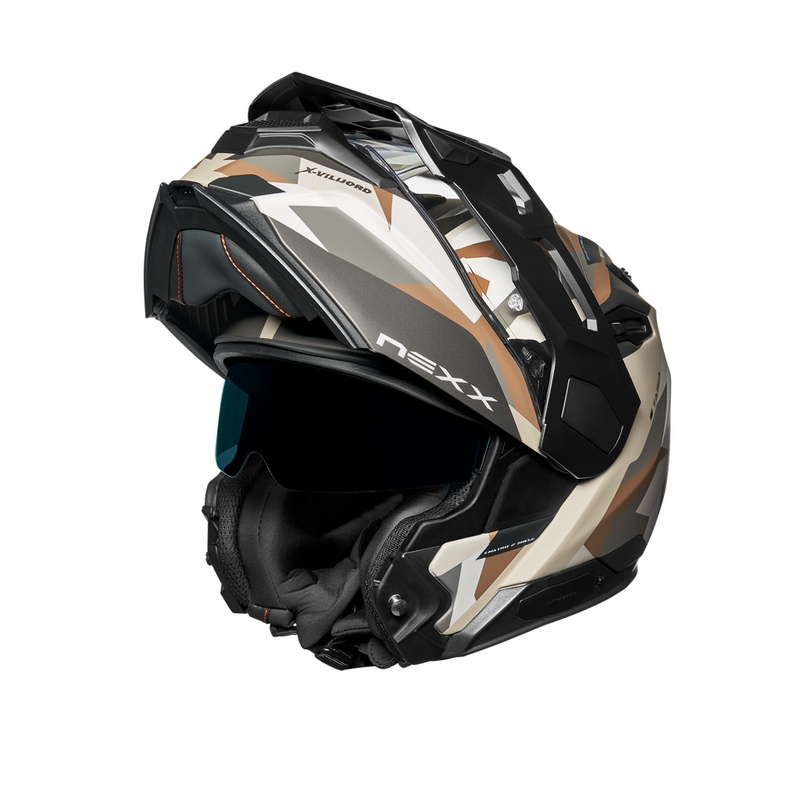 Kipphelm NEXX X.Vilijord Taiga grau-braun Ausverkauf