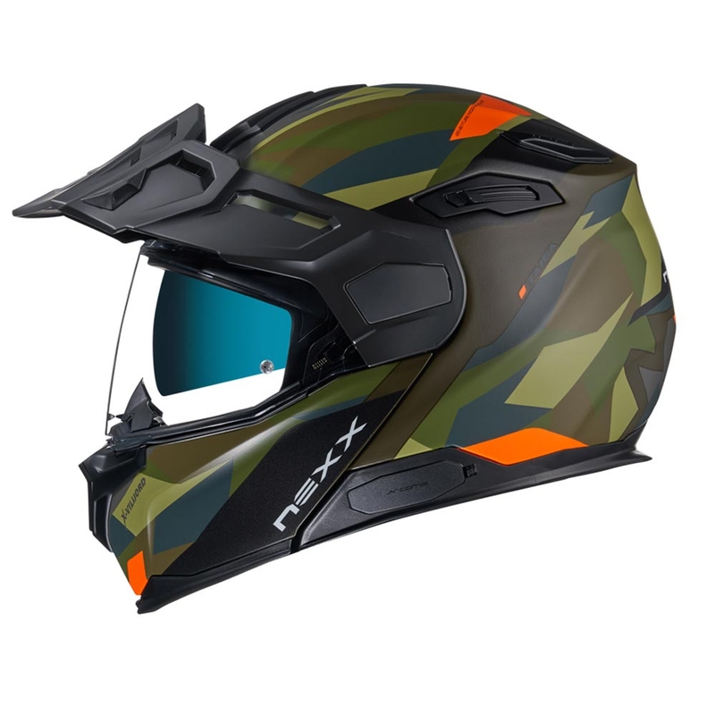 Kipphelm NEXX X.Vilijord Taiga grün-orange Ausverkauf