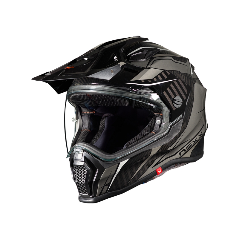 Endurohelm NEXX X.WRL Atika schwarz-grau Ausverkauf