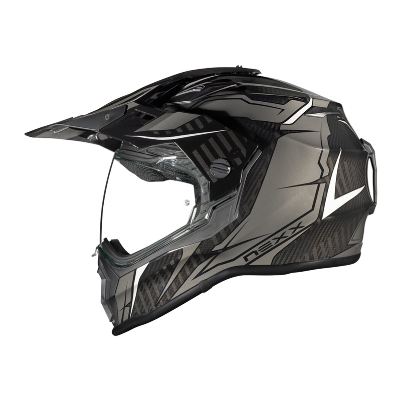 Endurohelm NEXX X.WRL Atika schwarz-grau Ausverkauf