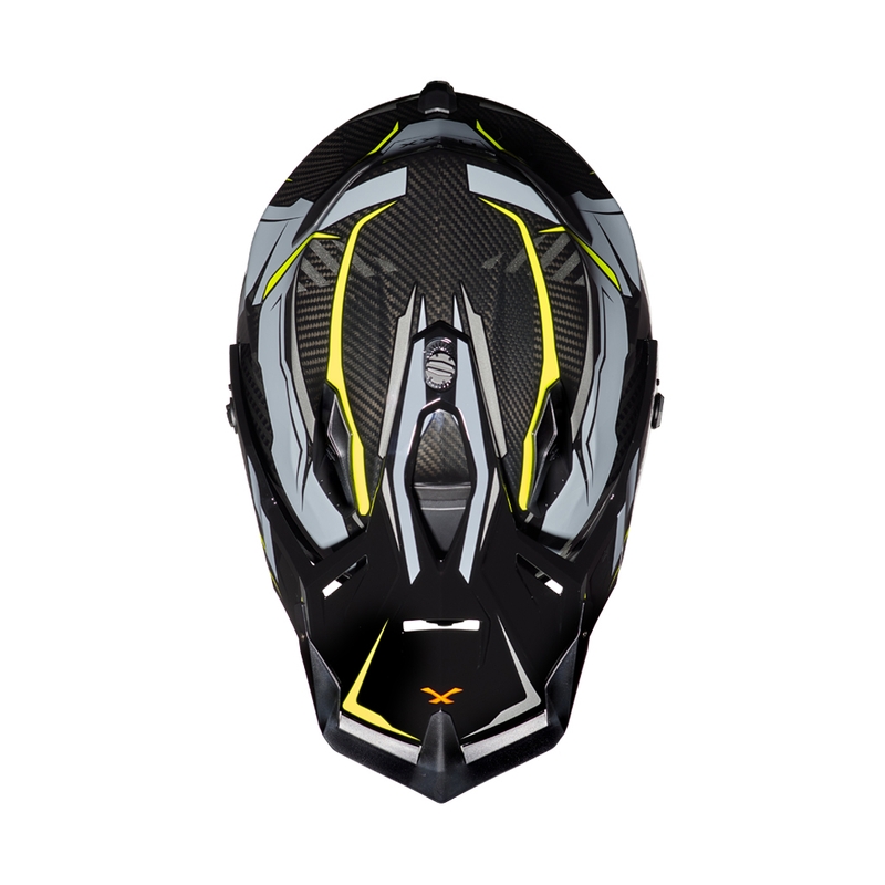 Enduro-Helm NEXX X.WRL Atika grau-fluo gelb Ausverkauf